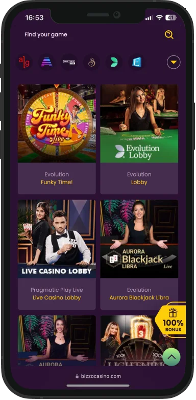 Bizzo Casino Móvil